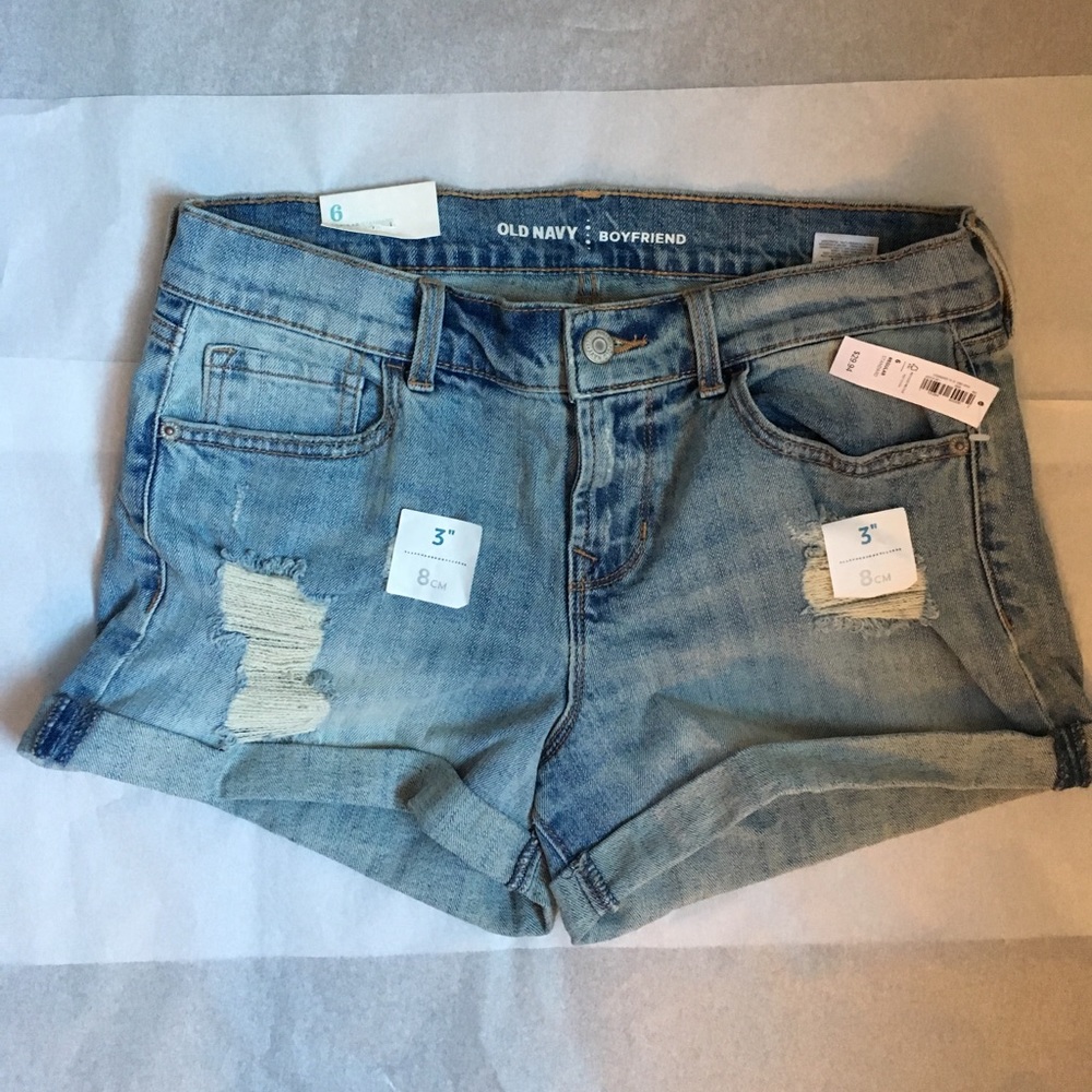 NWT Old Navy Boyfriend Jean Shorts